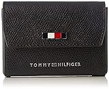 Tommy Hilfiger Business Leather, Accesorio Billetera de Viaje para Hombre, Black, Talla única